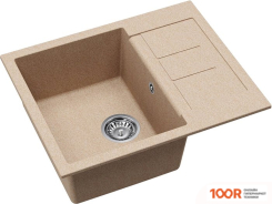 Кухонная мойка Aquasanita ROCK SQR 102 (БЕЖЕВЫЙ 110) (129862)
