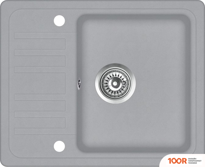 Кухонная мойка Aquasanita NOTUS SQ102AW (СВЕТЛО-СЕРЫЙ 221) (129830)