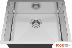 Кухонная мойка Aquasanita DER 100 L + CМЕСИТЕЛЬ AQUASANITA 7003 002 STEEL (129766)