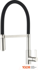 Кухонная мойка Aquasanita DER 100 L + CМЕСИТЕЛЬ AQUASANITA 7003 002 STEEL (129766)