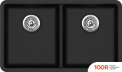 Кухонная мойка Aquasanita ARCA SQA200601 (ЧЕРНЫЙ МЕТАЛЛИК) (129714)