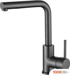 Кухонная мойка Aquasanita AIR 100 M + CМЕСИТЕЛЬ AQUASANITA 5553-T GRAPHITE (129659)