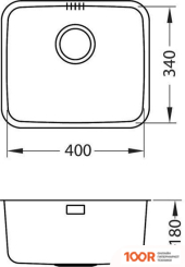 Кухонная мойка Alveus LUNO 20 1128740 (129630)