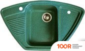 Кухонная мойка Alfa 10 (МАЛАХИТ) (129543)