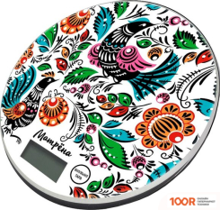 Кухонные весы Матрена MA-197 (ГОРОДЕЦКАЯ РОСПИСЬ) (128266)