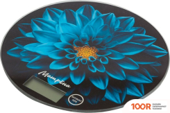 Кухонные весы Матрена MA-197 (ГОЛУБОЙ ЦВЕТОК) (128265)