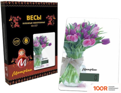 Кухонные весы Матрена MA-037 (ТЮЛЬПАНЫ) (128259)