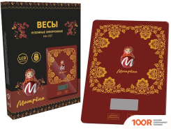 Кухонные весы Матрена MA-037 (КРАСНЫЙ) (128255)