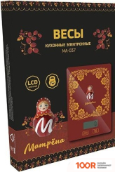 Кухонные весы Матрена MA-037 (КРАСНЫЙ) (128255)