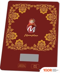Кухонные весы Матрена MA-037 (КРАСНЫЙ) (128255)