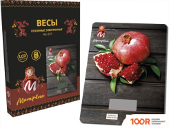 Кухонные весы Матрена MA-037 (ГРАНАТ) (128253)