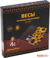 Кухонные весы Матрена MA-033 (ПОДСОЛНУХИ) (128250)