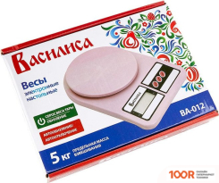 Кухонные весы Василиса ВА-012 (СИРЕНЕВЫЙ) (128227)