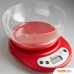 Кухонные весы Василиса ВА-010 (КРАСНЫЙ) (128225)