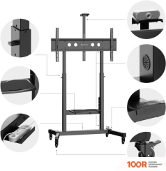 Кронштейн Onkron TS1991 (ЧЕРНЫЙ) (126727)