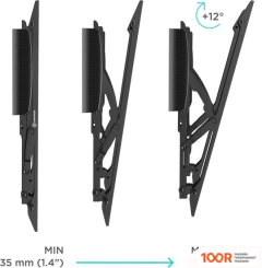 Кронштейн Onkron SN14 (ЧЕРНЫЙ) (126710)