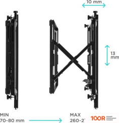 Кронштейн Onkron PRO7M (ЧЕРНЫЙ) (126704)