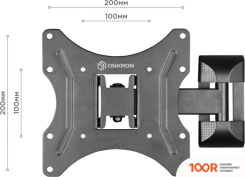 Кронштейн Onkron NP24 (ЧЕРНЫЙ) (126696)