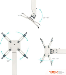 Кронштейн Onkron K5A (БЕЛЫЙ) (126680)