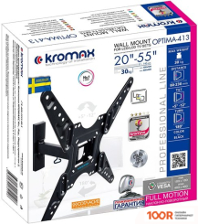 Кронштейн Kromax OPTIMA-413 (ЧЕРНЫЙ) (126613)