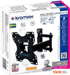 Кронштейн Kromax OPTIMA-214 (ЧЕРНЫЙ) (126612)