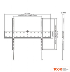 Кронштейн Gembird WM-70F-01 (126361)