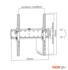 Кронштейн Gembird WM-55T-02 (126354)