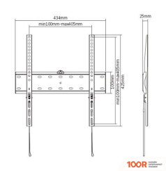 Кронштейн Gembird WM-55F-02 (126347)