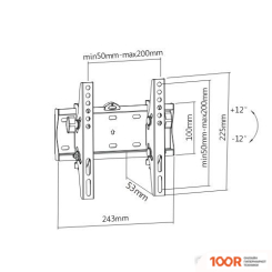 Кронштейн Gembird WM-42T-02 (126344)