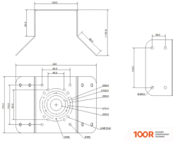 Кронштейн Dahua DH-PFA151-B (126224)