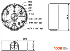 Кронштейн Dahua DH-PFA135 (126212)