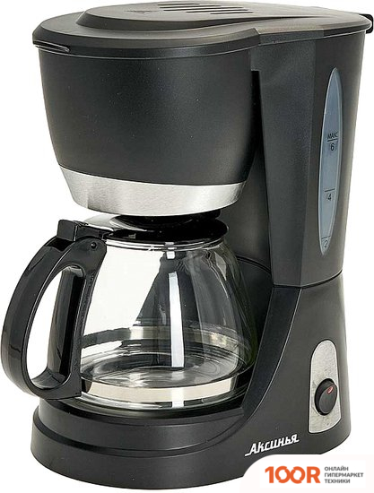 Кофемашина Аксинья КС-1600 (ЧЕРНЫЙ) (125472)