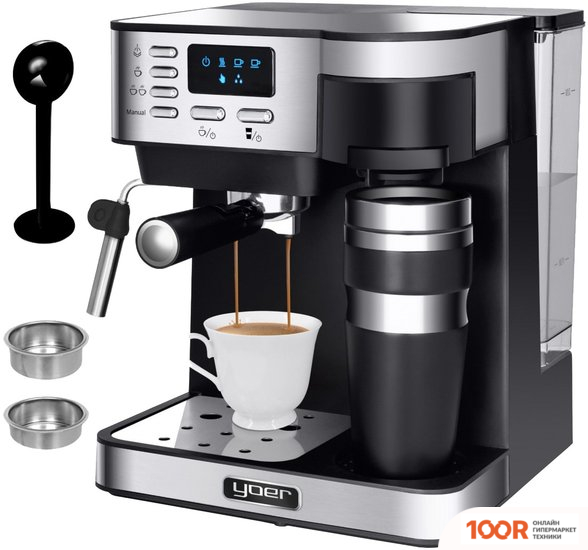 Кофемашина Yoer DUALIO CCM03BK (125445)