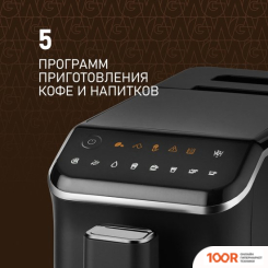 Кофемашина Weissgauff WCM-325 BLACK AUTOMATIC TOUCH CAPPUCCINO (125410)