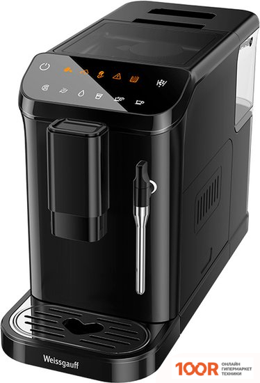 Кофемашина Weissgauff WCM-225 BLACK TOUCH CAPPUCCINO (125409)