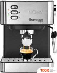 Кофемашина Solac ESPRESSO 20 BAR (НЕРЖАВЕЮЩАЯ СТАЛЬ) (125199)