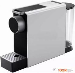 Кофемашина Scishare CAPSULE COFFEE MACHINE MINI S1201 (С ПЕРЕХОДНИКОМ НА ЕВРОВИЛКУ, СЕРЫЙ) (125037)