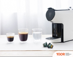 Кофемашина Scishare CAPSULE COFFEE MACHINE 2 S1102 (С ПЕРЕХОДНИКОМ НА ЕВРОВИЛКУ, БЕЛЫЙ) (125033)