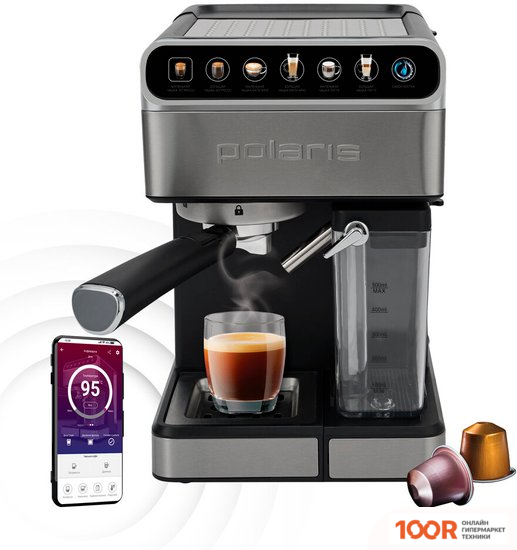 Кофемашина Polaris PCM 1540 WI-FI IQ HOME (124890)