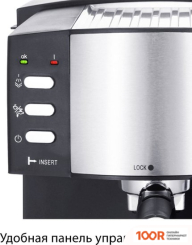 Кофемашина Pioneer CM111P (СЕРЕБРИСТЫЙ/ЧЕРНЫЙ) (124845)