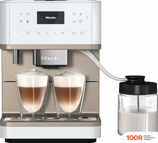 Кофемашина Miele CM 6360 (БЕЛЫЙ МЕТАЛЛИК) (124647)