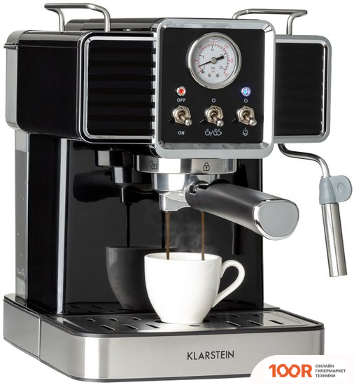 Кофемашина Klarstein GUSTO CLASSICO (ЧЕРНЫЙ) (124374)