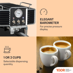 Кофемашина Klarstein GUSTO CLASSICO (ЧЕРНЫЙ) (124374)