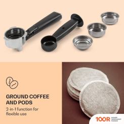 Кофемашина Klarstein GUSTO CLASSICO (ЧЕРНЫЙ) (124374)