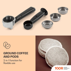 Кофемашина Klarstein GUSTO CLASSICO (КРАСНЫЙ) (124373)