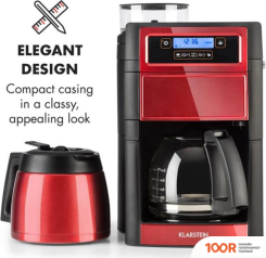 Кофемашина Klarstein AROMATICA II DUO (КРАСНЫЙ) (124360)
