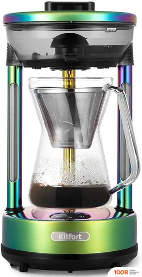 Кофемашина Kitfort КЕМЕКС KT-7488 (124356)