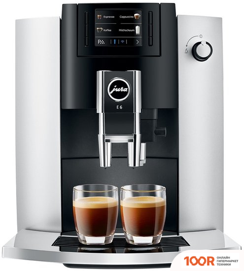 Кофемашина JURA E6 PLATIN 15376 (123964)