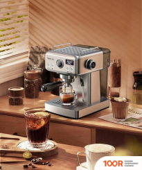 Кофемашина Hibrew HIBREW H10A (СЕРЕБРИСТЫЙ) (123882)