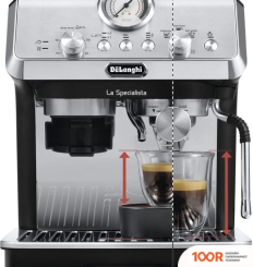 Кофемашина DeLonghi LA SPECIALISTA ARTE MANUAL EC9155.MB (123564)